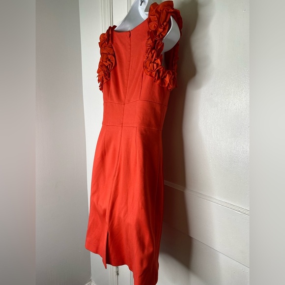 Trina Turk Vibrant Orange Ruffle Mini Dress - Picture 7 of 11